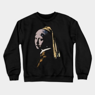 Girl with a pearl earring Crewneck Sweatshirt